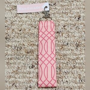 Handmade Pink Key Fob